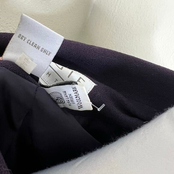 Vtg Maggie McNaughton 100% Wool Blazer Jacket 18W Purple Button 90s Notch Lapel - Picture 8 of 8